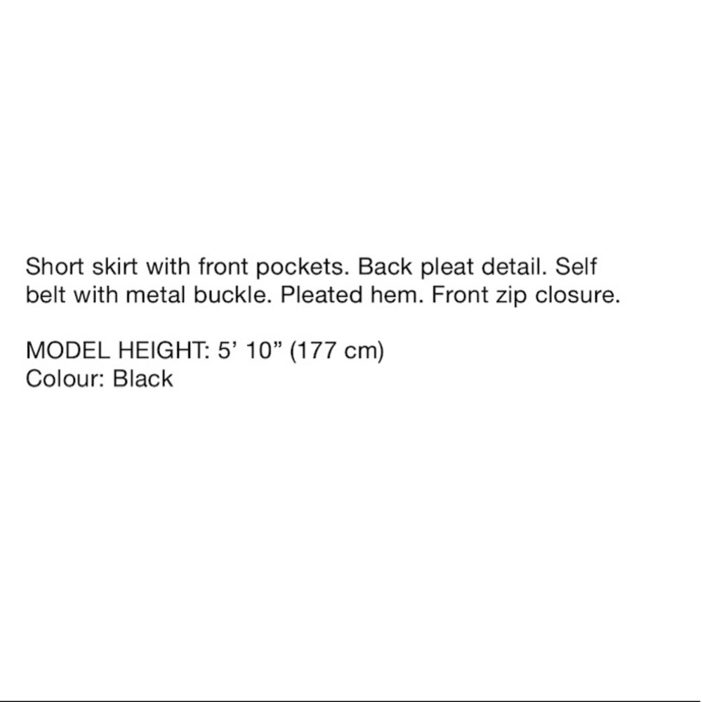 ZARA Pleated Faux Leather Pleated Mini Skirt - Picture 15 of 16
